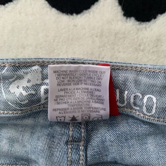 Parasuco Y2K Acid Wash Distressed Slim Straight Leg Jeans - Picture 15 of 15